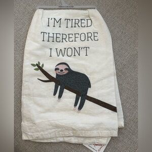 NEW. Primitives by Kathy Cream Towel